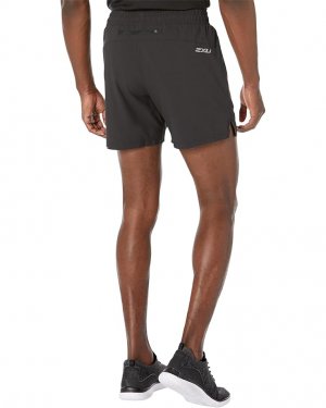 Шорты Aero 5 Run Shorts, цвет Black/Silver Reflective 2XU