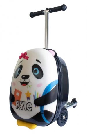 Самокат-чемодан Flyte ZINC. Цвет: чёрно-белый