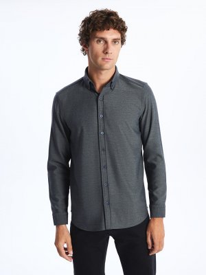 Мужская рубашка стандартного кроя с длинным рукавом SOUTHBLUE, серый Southblue