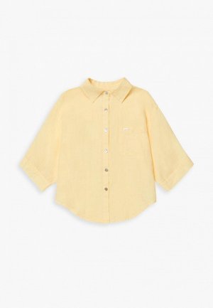 Рубашка домашняя Norveg HomeStory Linen. Цвет: желтый