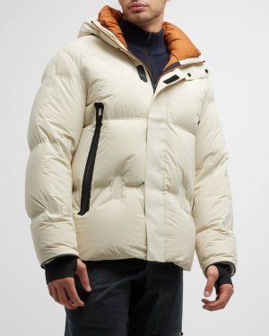 Мужская непромокаемая пуховая лыжная куртка с капюшоном ZEGNA