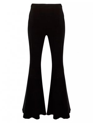 Расклешенные бархатные брюки Vic , черный Anne Fontaine