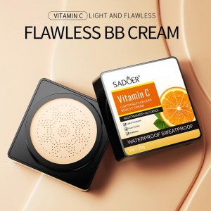 SADOER Витамин C Light BB Cream Грибная воздушная подушка CC-крем для женщин Bioaqua