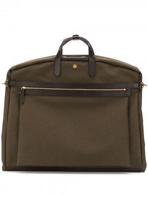 Парусиновый портфель MS Suit Mismo. Цвет: коричневый