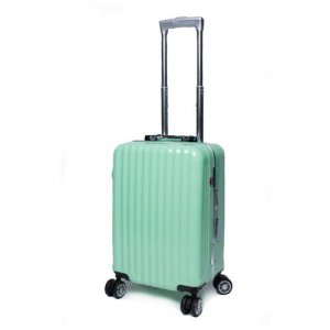 Поликарбонатовый чемодан для ручной клади размер S цвета Аквамарин Ambassador. Цвет: зеленый/бирюзовый
