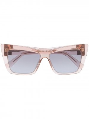 Солнцезащитные очки Kool в прямоугольной оправе Karl Lagerfeld. Цвет: нейтральные цвета