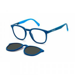 Солнцезащитные очки PLD 8050/CS MVU M9, голубой Polaroid. Цвет: голубой