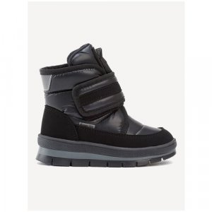 Ботинки , зимние, на липучках, мембранные, размер 26, черный Jog Dog. Цвет: черный