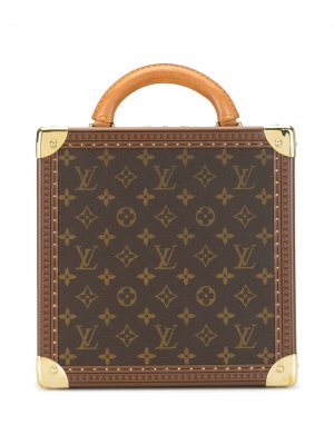 Косметичка с монограммой Louis Vuitton. Цвет: коричневый