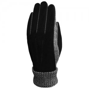 Перчатки , размер 8.5, серый, черный malgrado. Цвет: серый/черный