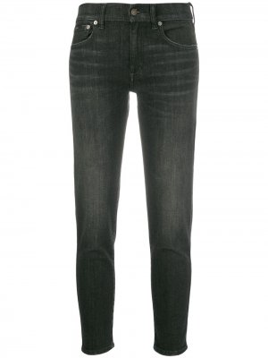 Укороченные джинсы скинни Polo Ralph Lauren. Цвет: черный
