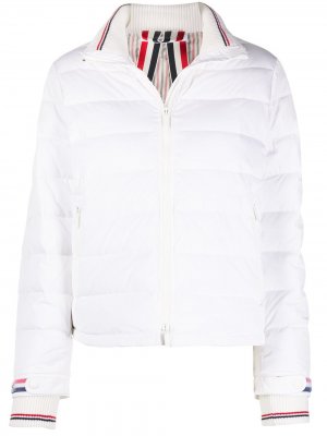Куртка с воротником-воротнкой Thom Browne. Цвет: белый
