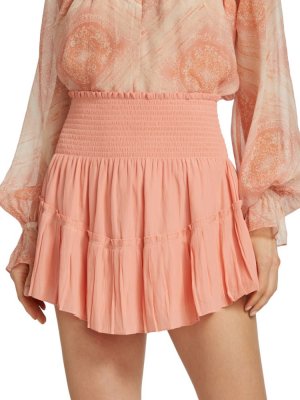 Мини-юбка Ludo со сборками , розовый Ramy Brook