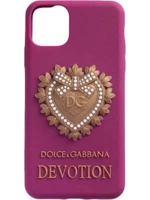 Чехол Devotion для iPhone 11 Pro Dolce & Gabbana. Цвет: розовый