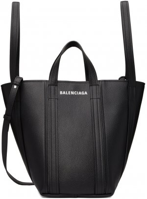 Черная маленькая большая сумка Everyday North-South Balenciaga
