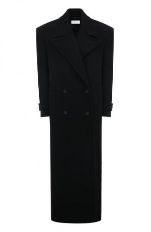 Шерстяное пальто Giuseppe di Morabito. Цвет: чёрный