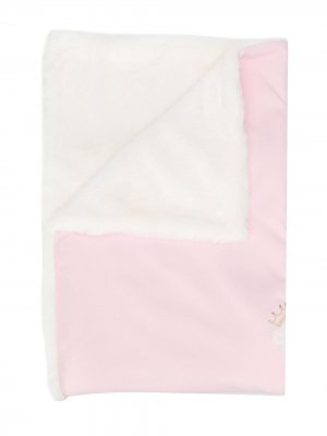 Одеяло с вышивкой Teddy Bear Miss Blumarine. Цвет: розовый