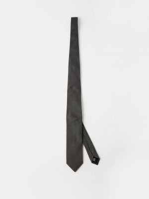 Шелковый жаккардовый галстук , серый Lanvin
