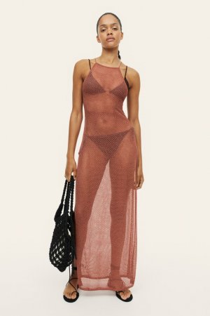 Пляжное платье из ажурного трикотажа H&M