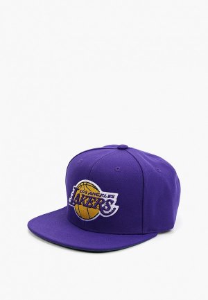 Бейсболка Mitchell & Ness Los Angeles Lakers. Цвет: фиолетовый