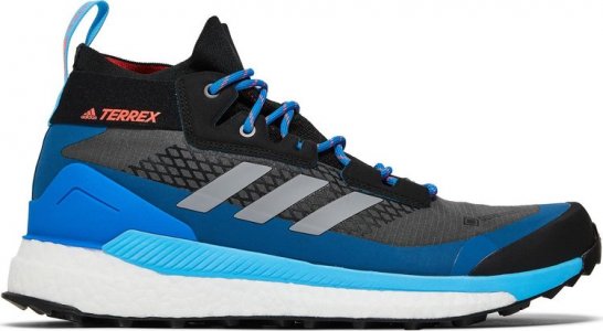 Ботинки Terrex Free Hiker GTX 'Grey Blue Rush', серый Adidas