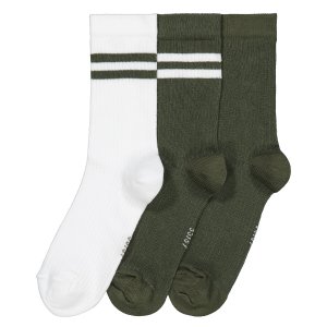 Комплект из трех пар носков LaRedoute. Цвет: зеленый