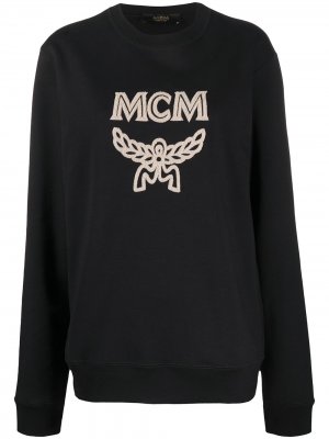 Джемпер с логотипом MCM. Цвет: черный