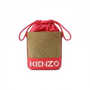 Сумка kaba Kenzo. Цвет: розовый