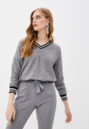 Пуловер Оддис. Цвет: серый