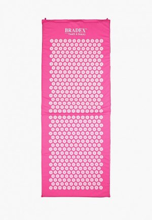Массажер для тела Bradex Коврик-сумка акупунктурного массажа Нирвана, 130х48х2 см. Цвет: розовый