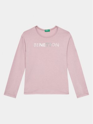 Блуза стандартного кроя , розовый United Colors Of Benetton
