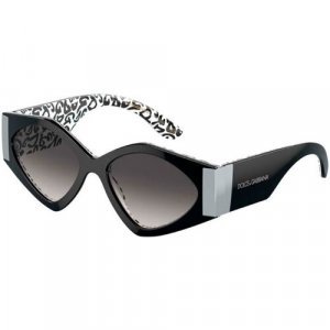 Солнцезащитные очки DG 4396 33898G, черный Dolce & Gabbana. Цвет: черный/серый