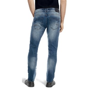 Мужские классические эластичные джинсы скинни с 5 карманами Cultura