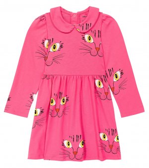 Платье из хлопкового джерси с принтом , розовый Mini Rodini