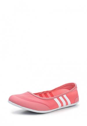 Балетки adidas Neo SUNLINA W. Цвет: розовый