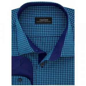Рубашка, размер 174-184/39, синий Casino. Цвет: синий