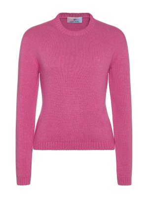 Chiara Ferragni свитер с люрексом культовым логотипом, бледно-фиолетовый. Цвет: фиолетовый
