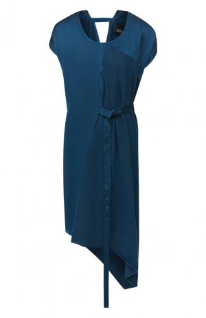 Платье из вискозы Roque. Цвет: темно-синий