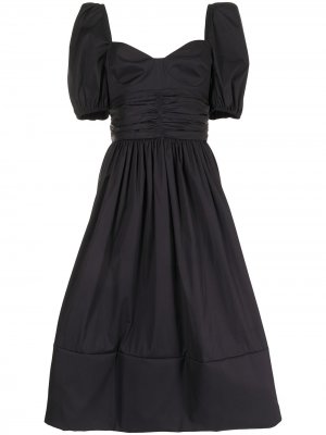 Платье миди Rosette Brock Collection. Цвет: черный