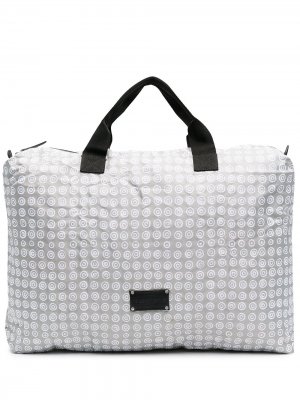 Дорожная сумка с геометричным принтом 10 CORSO COMO. Цвет: серый