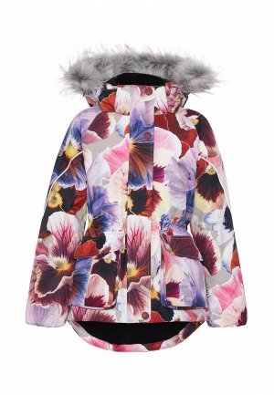 Куртка утепленная Molo Cathy Fur. Цвет: разноцветный