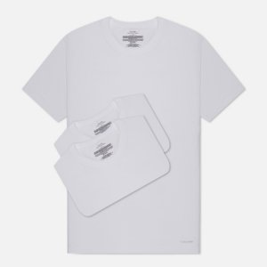 Комплект мужских футболок 3-Pack Cotton Classics Calvin Klein Underwear. Цвет: белый