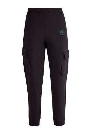 Спортивные брюки-джоггеры с объемными карманами в стиле карго BURBERRY