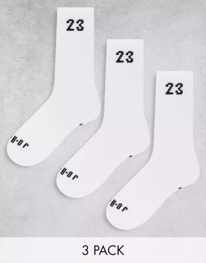3 пары белых носков Essentials Jordan