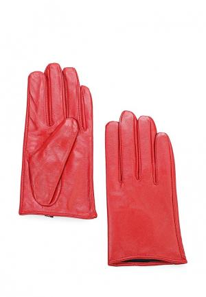 Перчатки MAISONQUE. Цвет: красный