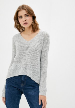 Пуловер JDY. Цвет: серый