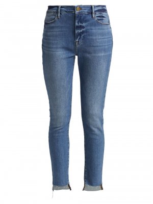 Эластичные джинсы-скинни Le High с необработанным краем Frame