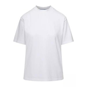 Футболка crewneck t-shirt with tonal logo and diag pr , белый Off-White