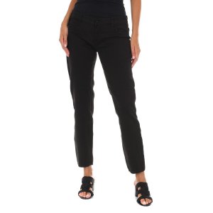 Длинные джинсовые брюки из эластичной ткани 10DBF0525-G291 женщина MET