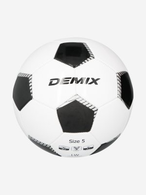 Мяч футбольный , Белый Demix. Цвет: белый